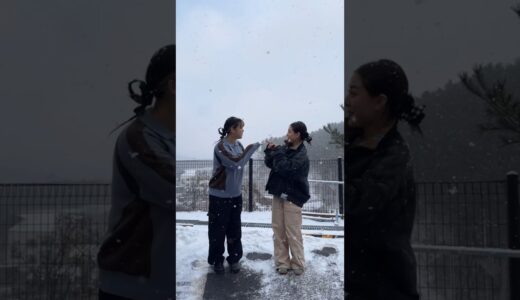 원스 만나면 눈물 차올라☃️❄️ONCE you make my heart swell with love #첫눈챌린지 #thefirstsnow