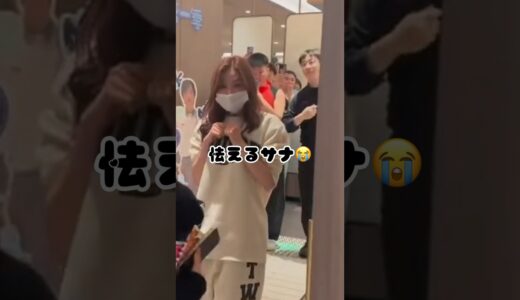 プライベートを邪魔されパニックになるサナとモモ #twice #サナ #モモ