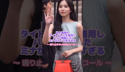 ミナの最強FENDIドレスはまるで王妃👗👑#twice #ミナ