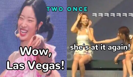 dahyun *hilariously* hyping the crowd for the finale show in the US 😂